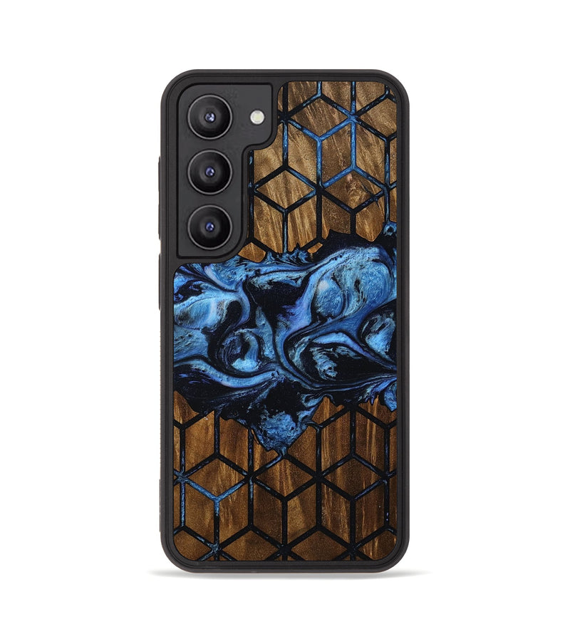Galaxy S23 Wood Phone Case - Flor (Pattern, 753984)