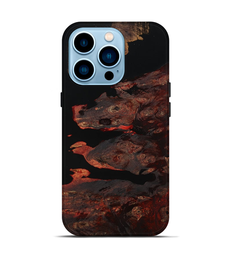 iPhone 14 Pro Wood Live Edge Phone Case - Jerold (Wood Burl, 754038)