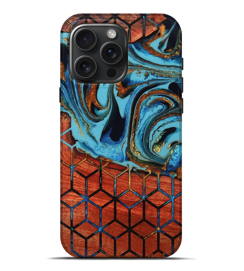 iPhone 16 Pro Max Wood Live Edge Phone Case - Madisyn (Pattern, 754065)