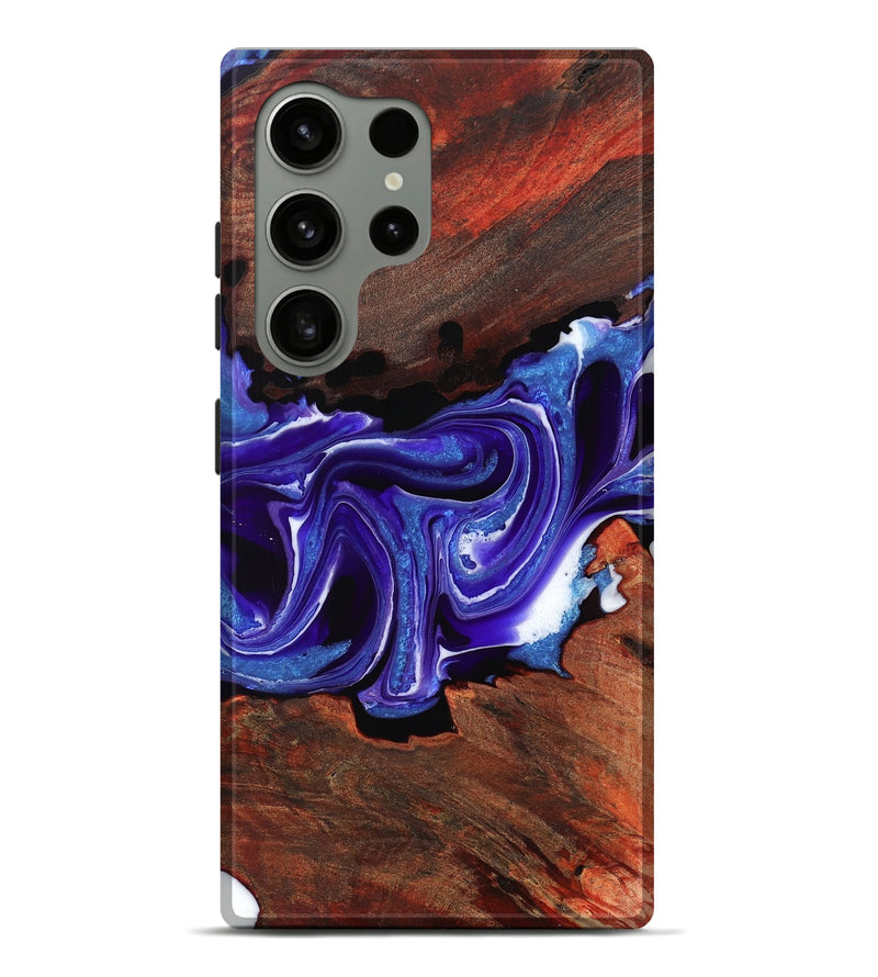 Galaxy S24 Ultra Wood Live Edge Phone Case - Tiana (Purple, 754072)