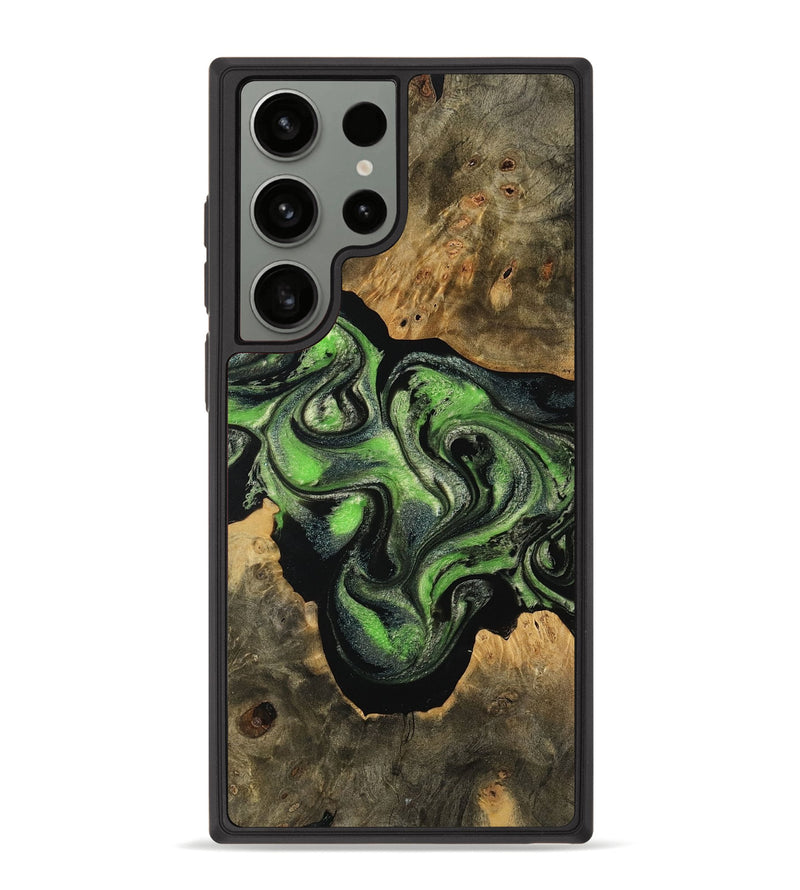 Galaxy S23 Ultra Wood Phone Case - Carlie (Green, 754165)