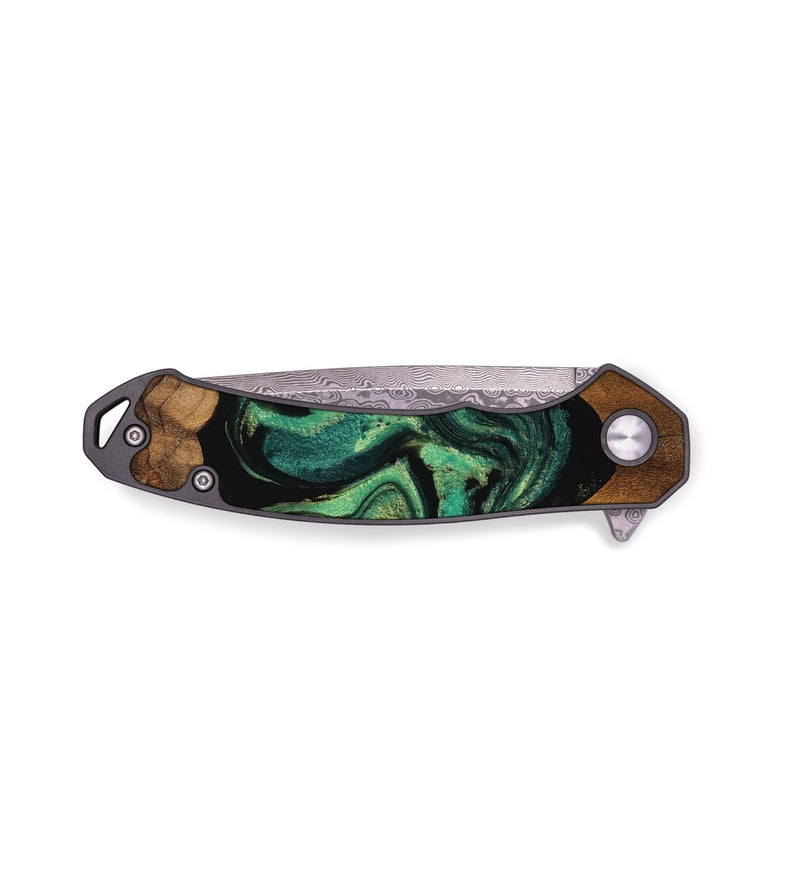 EDC Wood Pocket Knife - Mariana (Green, 754175)