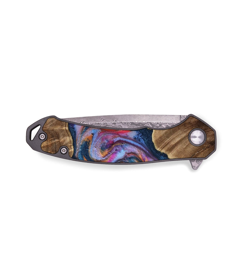 EDC Wood Pocket Knife - Shani (Blue, 754201)