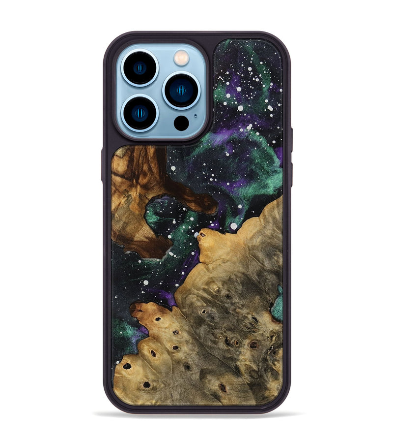 iPhone 14 Pro Max Wood Phone Case - Shaniya (Cosmos, 754220)