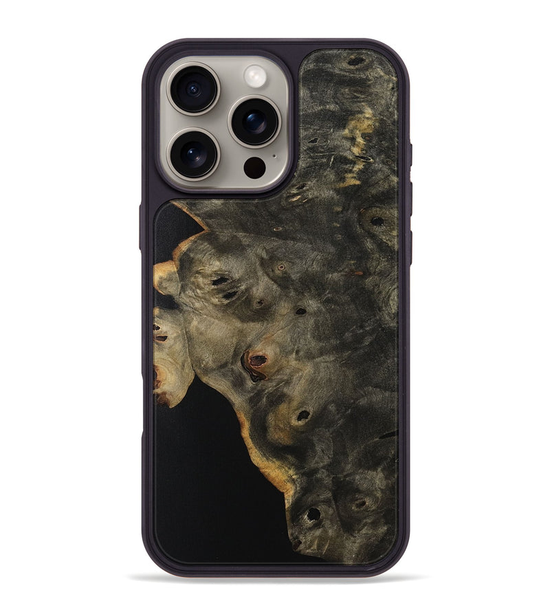 iPhone 16 Pro Max Wood Phone Case - Hubert (Wood Burl, 754225)