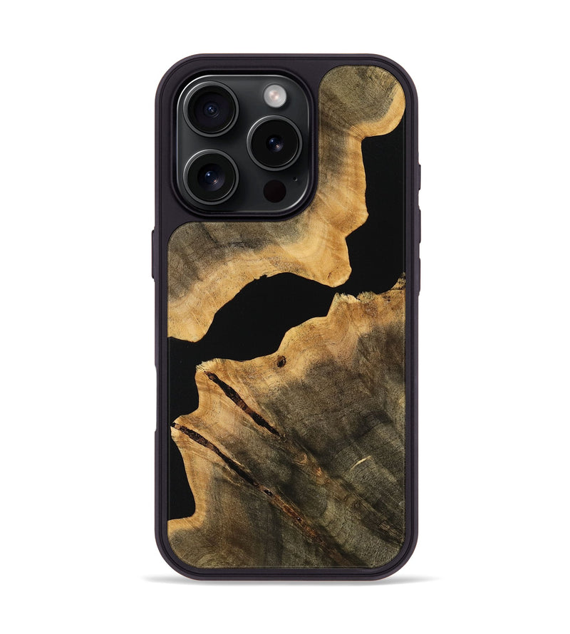 iPhone 16 Pro Wood Phone Case - Zayla (Wood Burl, 754226)