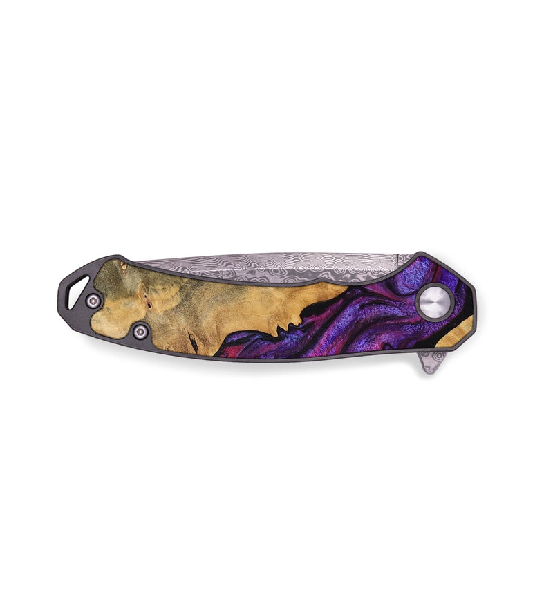 EDC Wood Pocket Knife - Casen (Purple, 754268)