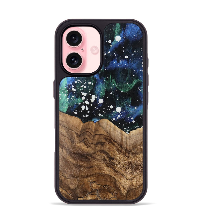 iPhone 16 Wood Phone Case - Lacey (Cosmos, 754319)