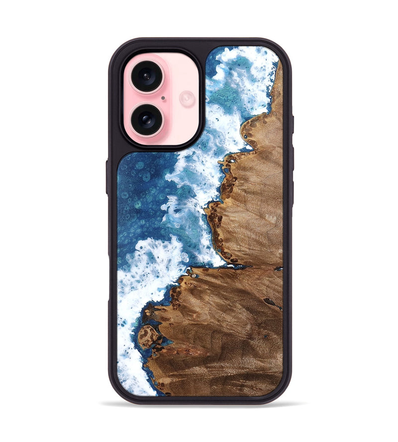 iPhone 16 Wood Phone Case - Kaizen (Coastal, 754342)