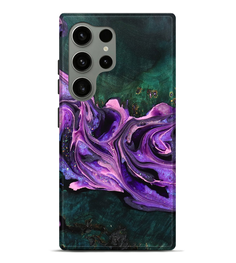 Galaxy S24 Ultra Wood Live Edge Phone Case - Jerald (Purple, 754426)