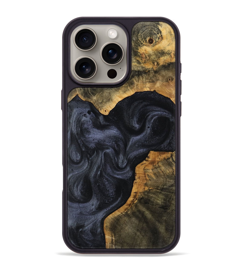 iPhone 16 Pro Max Wood Phone Case - Evelyn (Wood Burl, 754429)