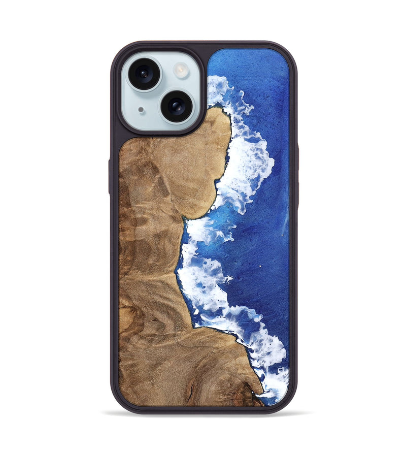 iPhone 15 Wood Phone Case - Eris (Coastal, 754436)