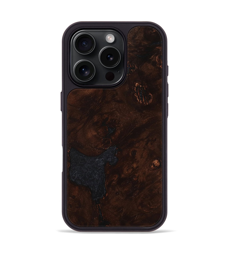 iPhone 16 Pro Wood Phone Case - Anjali (Wood Burl, 754502)
