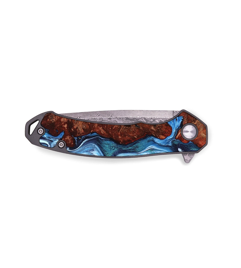 EDC Wood Pocket Knife - Javon (Blue, 754511)