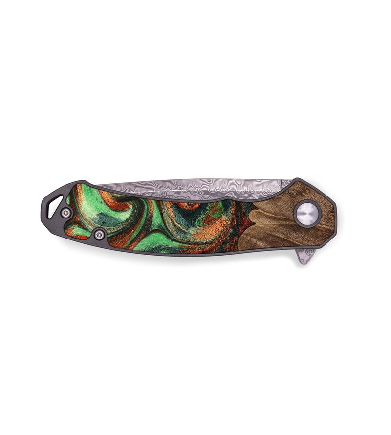 EDC Wood Pocket Knife - Sherman (Green, 754524)