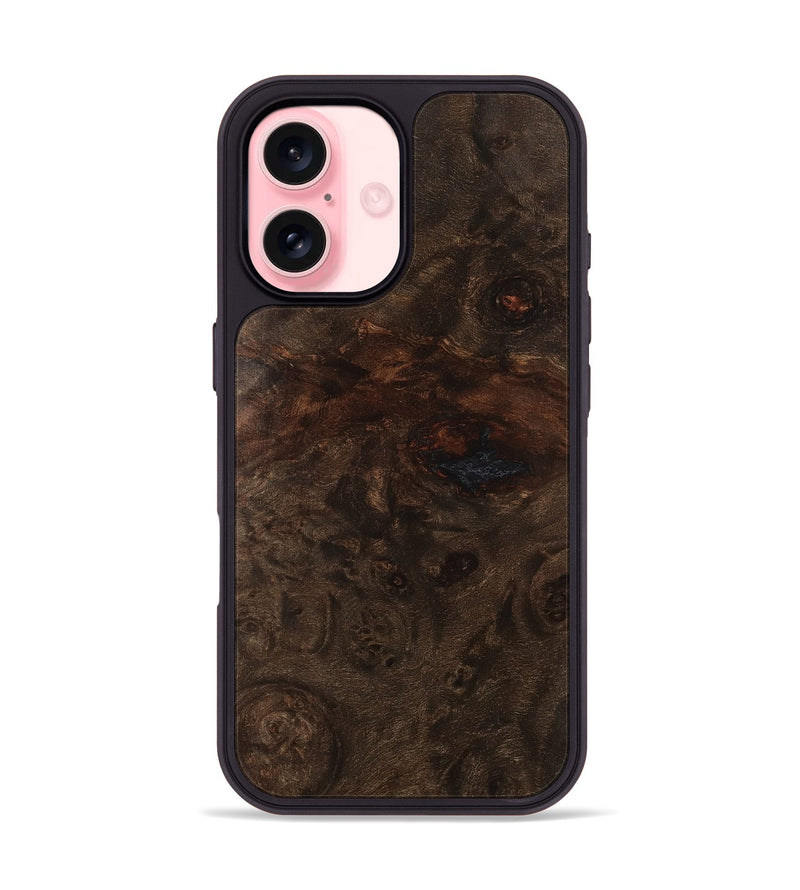 iPhone 16 Wood Phone Case - Lenard (Wood Burl, 754572)