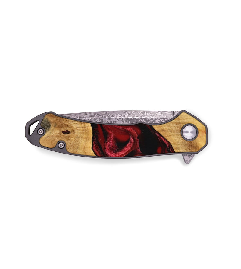 EDC Wood Pocket Knife - Reece (Red, 754704)