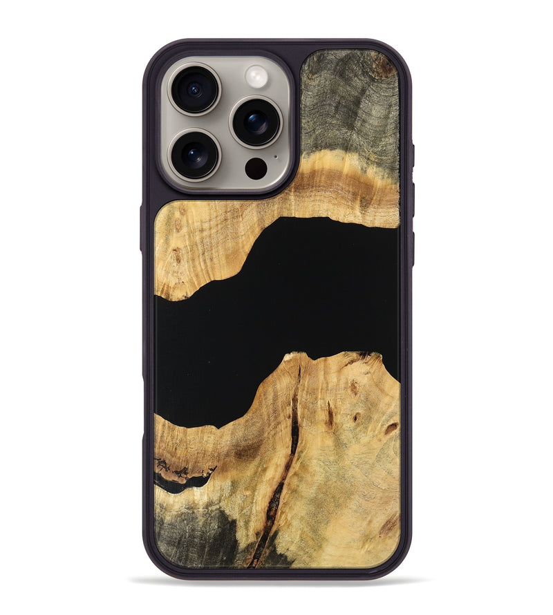 iPhone 16 Pro Max Wood Phone Case - Ayra (Wood Burl, 754779)