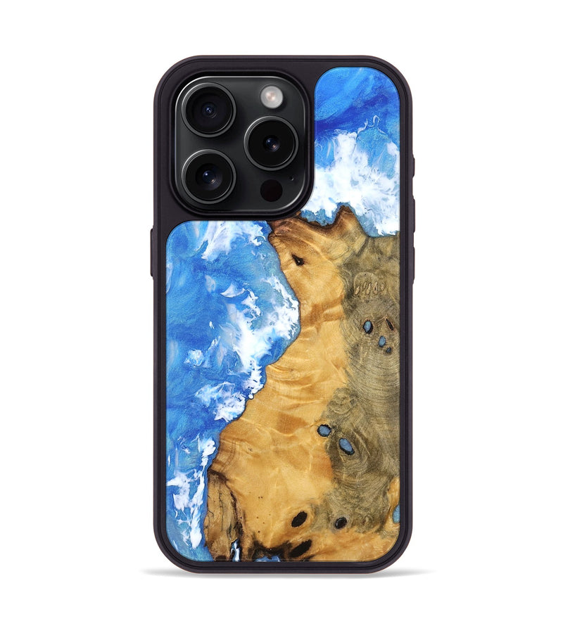 iPhone 15 Pro Wood Phone Case - Briella (Coastal, 754813)