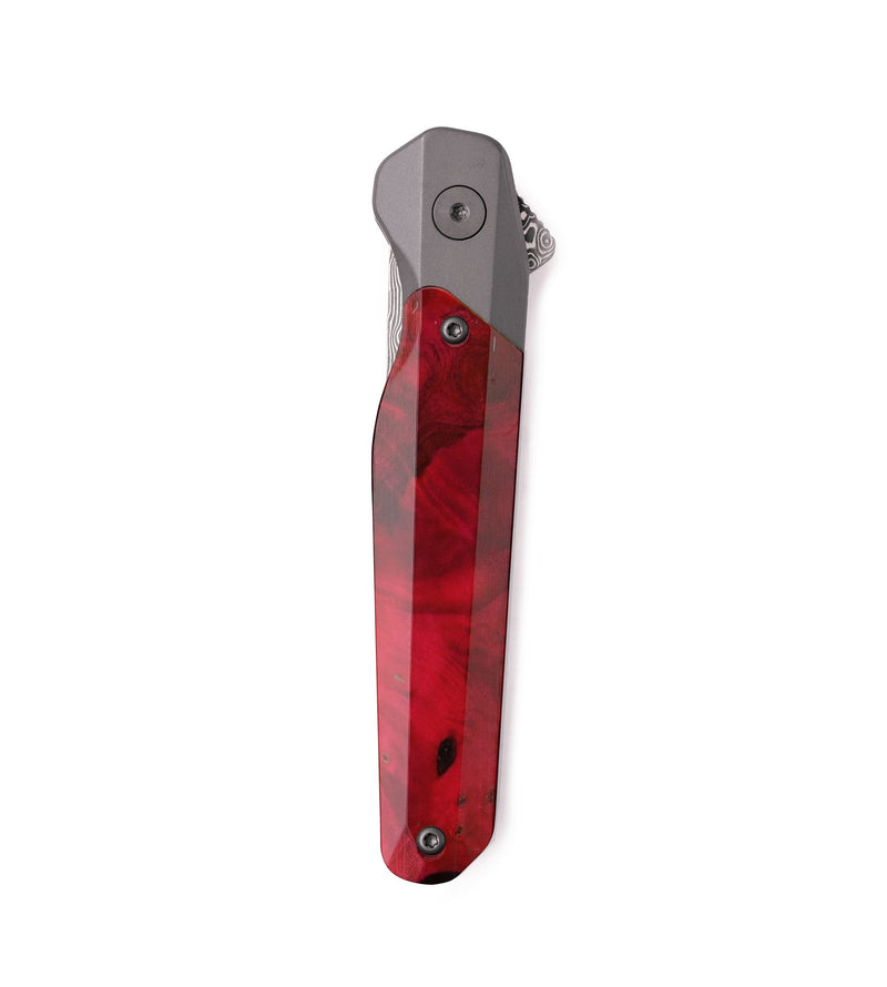 Live Edge Wood Pocket Knife - Gerard (Wood Burl, 754902)