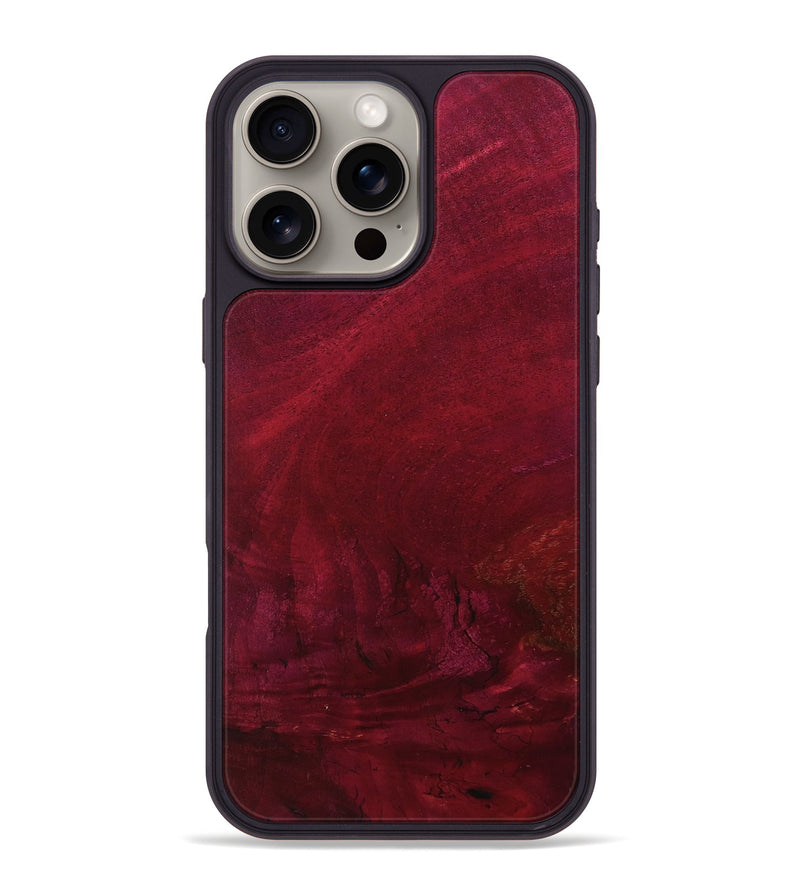 iPhone 16 Pro Max Wood Phone Case - Paisley (Wood Burl, 754935)