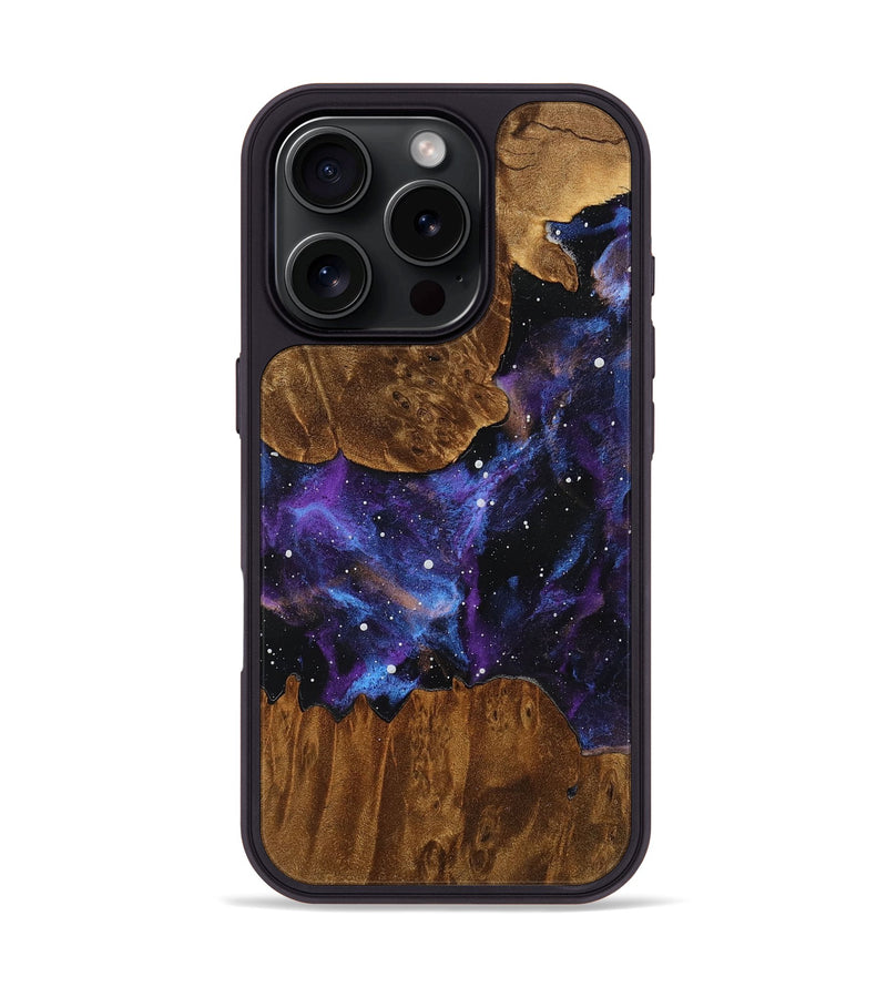 iPhone 16 Pro Wood Phone Case - Azul (Cosmos, 754989)