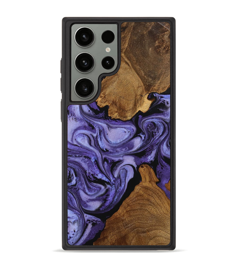 Galaxy S23 Ultra Wood Phone Case - Cyril (Purple, 755036)
