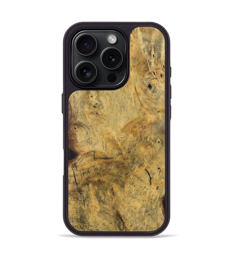iPhone 16 Pro Wood Phone Case - Uriel (Wood Burl, 755040)