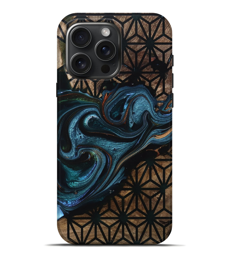 iPhone 16 Pro Max Wood Live Edge Phone Case - Charlie (Pattern, 755063)