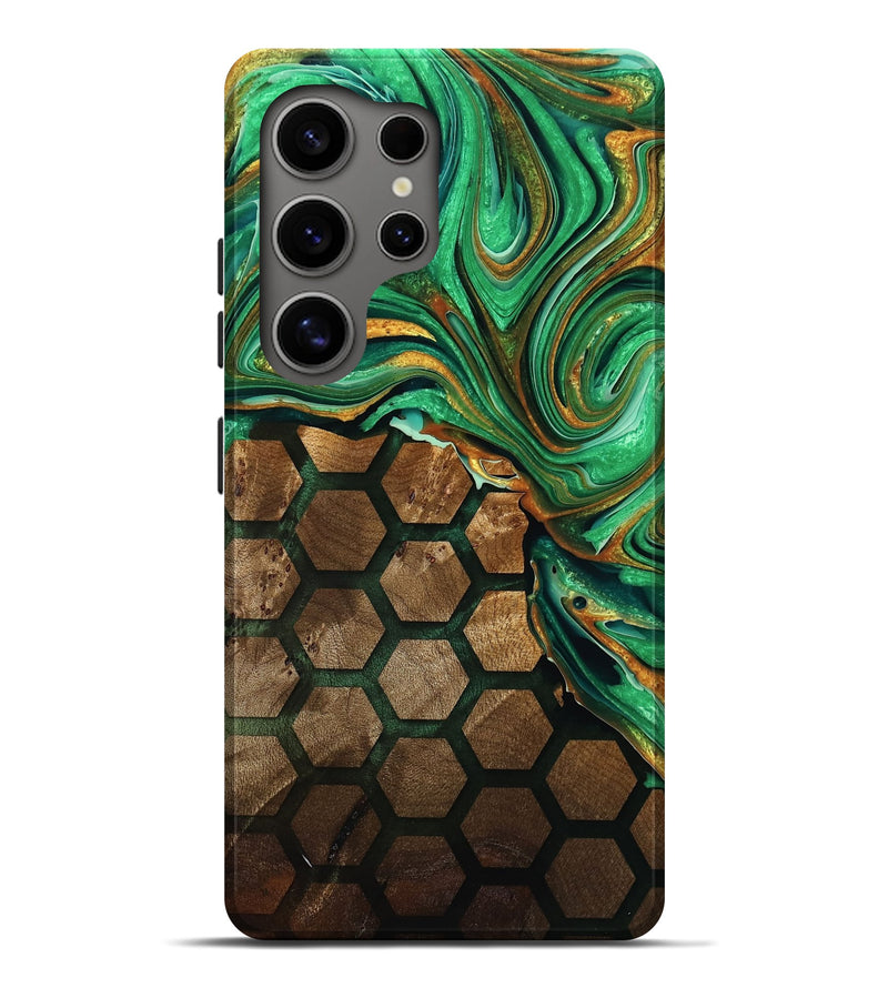 Galaxy S25 Ultra Wood Live Edge Phone Case - Liana (Pattern, 755065)
