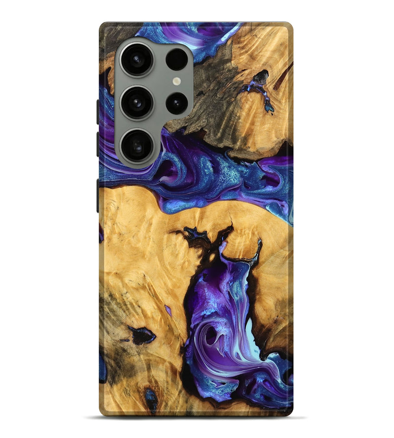 Galaxy S24 Ultra Wood Live Edge Phone Case - Denver (Purple, 755072)