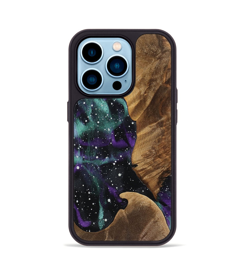 iPhone 14 Pro Wood Phone Case - Alijah (Cosmos, 755293)