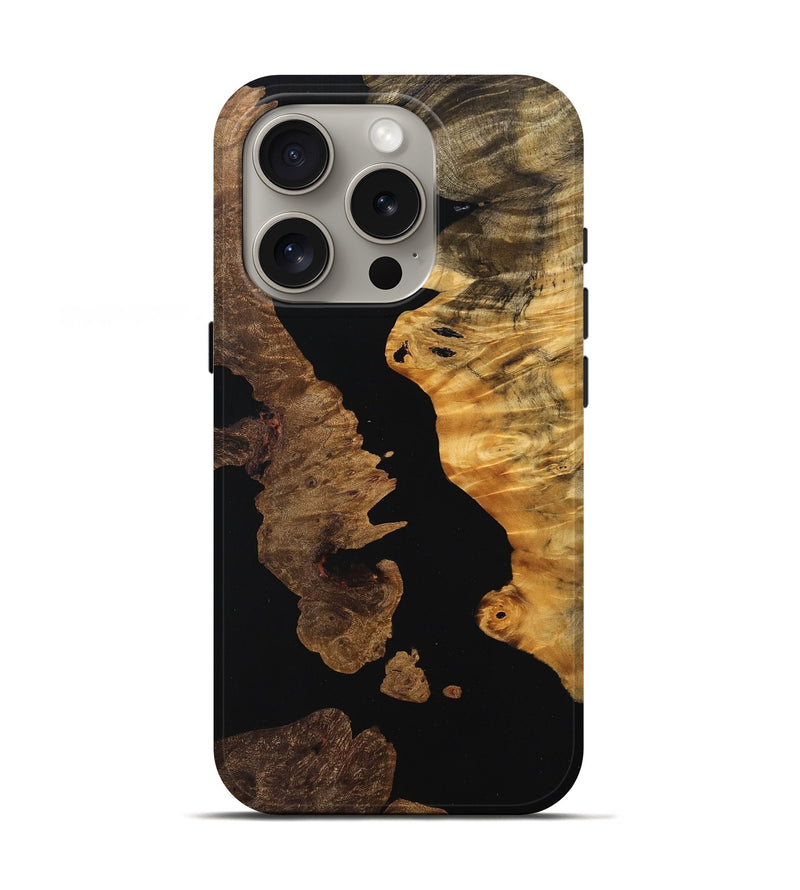 iPhone 16 Pro Wood Live Edge Phone Case - Luca (Wood Burl, 755367)