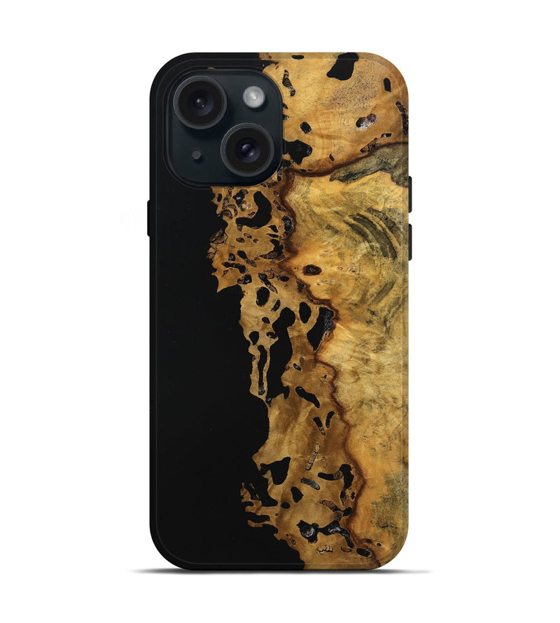 iPhone 15 Wood Live Edge Phone Case - Yousef (Wood Burl, 755375)