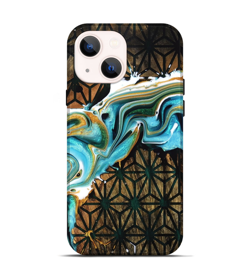 iPhone 14 Wood Live Edge Phone Case - Turner (Pattern, 755380)