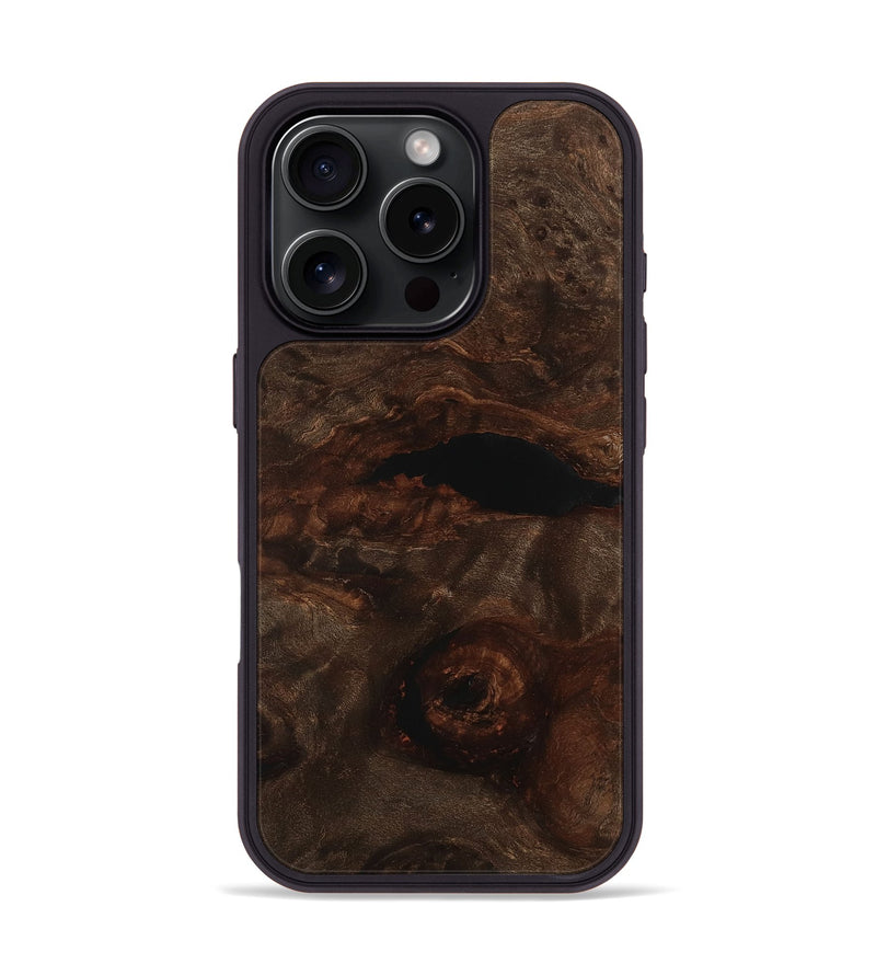 iPhone 16 Pro Wood Phone Case - Shelba (Wood Burl, 755415)