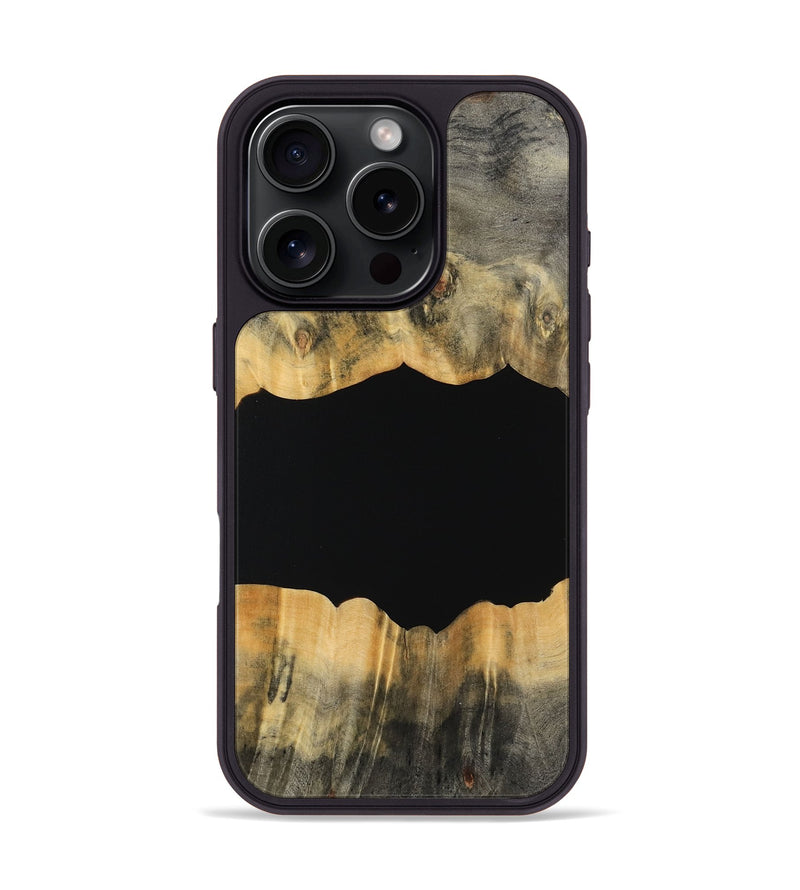iPhone 16 Pro Wood Phone Case - Myra (Wood Burl, 755460)