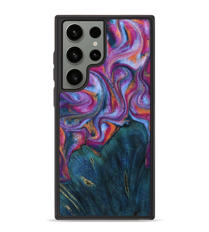 Galaxy S23 Ultra Wood Phone Case - Buster (Blue, 755501)