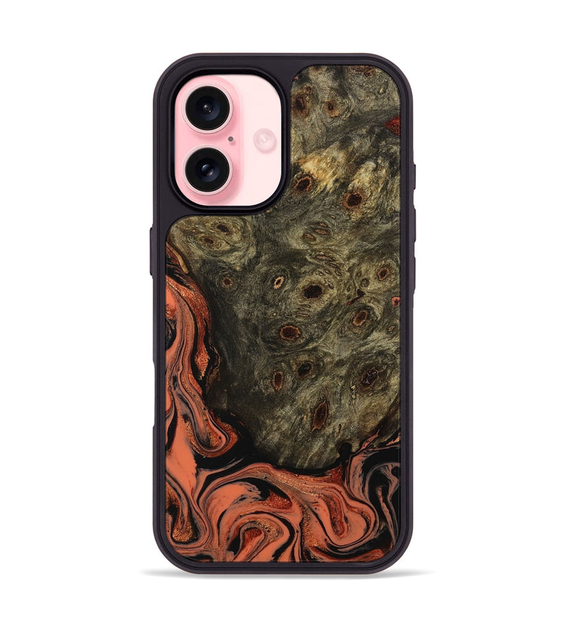 iPhone 16 Wood Phone Case - Yadiel (Red, 755583)
