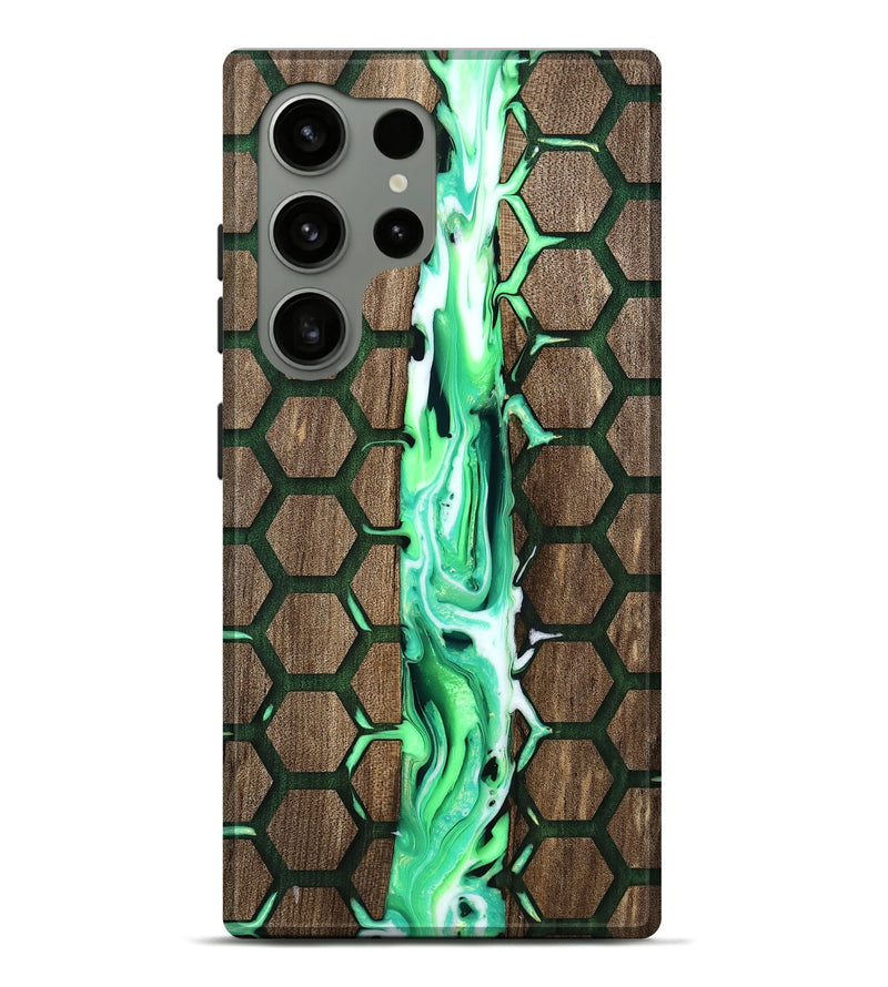Galaxy S24 Ultra Wood Live Edge Phone Case - Kandice (Pattern, 755643)