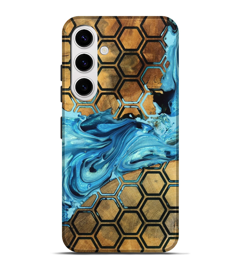 Galaxy S25 Plus Wood Live Edge Phone Case - Ellen (Pattern, 755647)