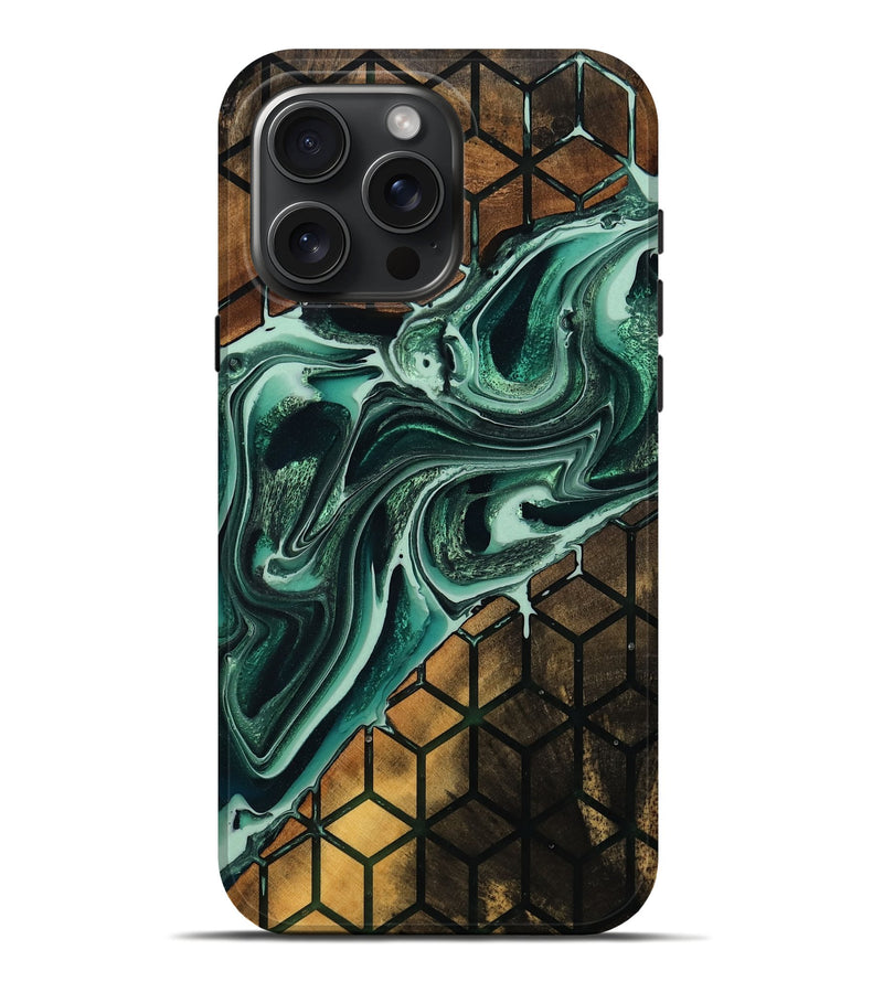 iPhone 16 Pro Max Wood Live Edge Phone Case - Rolland (Pattern, 755650)