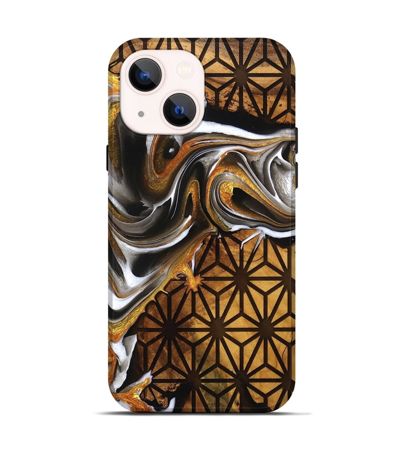 iPhone 14 Wood Live Edge Phone Case - Savana (Pattern, 755651)