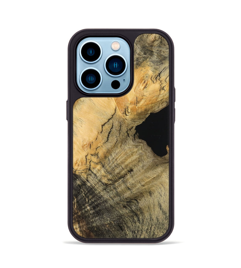 iPhone 14 Pro Wood Phone Case - Chas (Wood Burl, 755811)