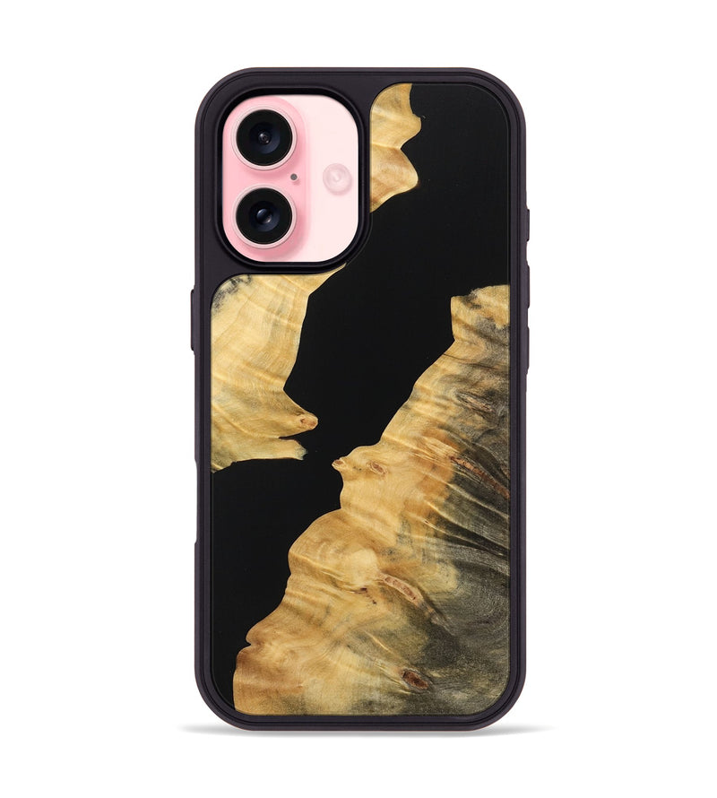 iPhone 16 Wood Phone Case - Rocco (Wood Burl, 755819)