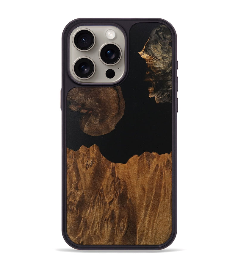 iPhone 15 Pro Max Wood Phone Case - Ethan (Wood Burl, 755823)