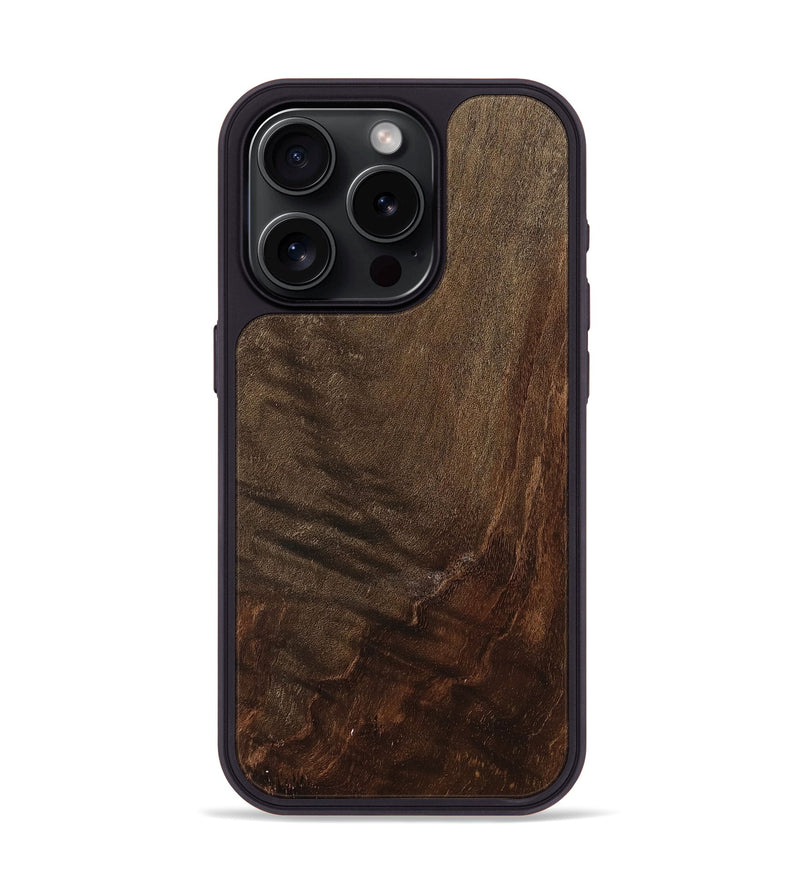 iPhone 15 Pro Wood Phone Case - Jasen (Wood Burl, 755827)
