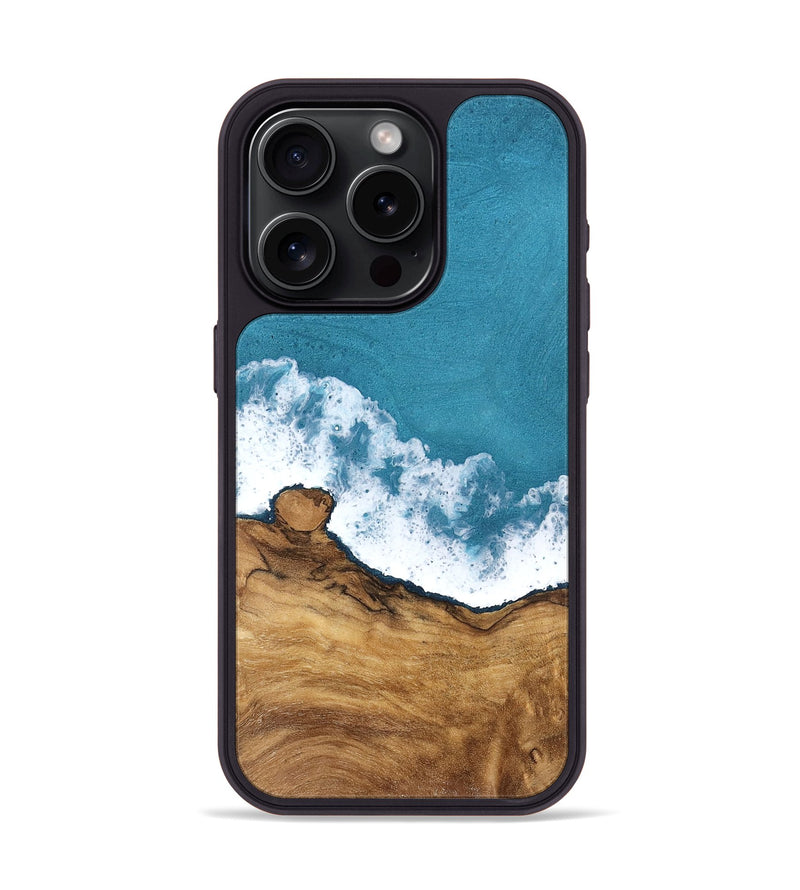 iPhone 15 Pro Wood Phone Case - Stoney (Coastal, 755839)