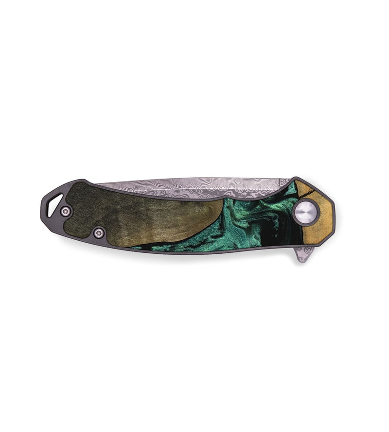 EDC Wood Pocket Knife - Gauge (Green, 755916)