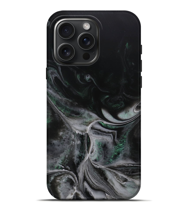 iPhone 16 Pro Max ResinArt Live Edge Phone Case - Brenton (Green, 756158)